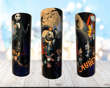 Personalized Nightmare Before Christmas Tumbler